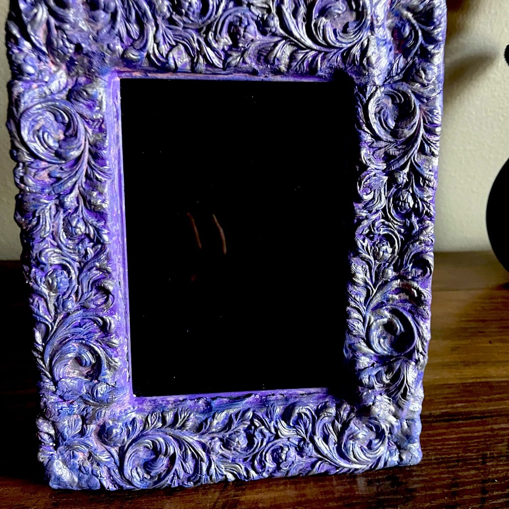 Ornate Purple Photo Frame